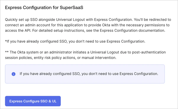 Express Configuration pour SuperSaaS