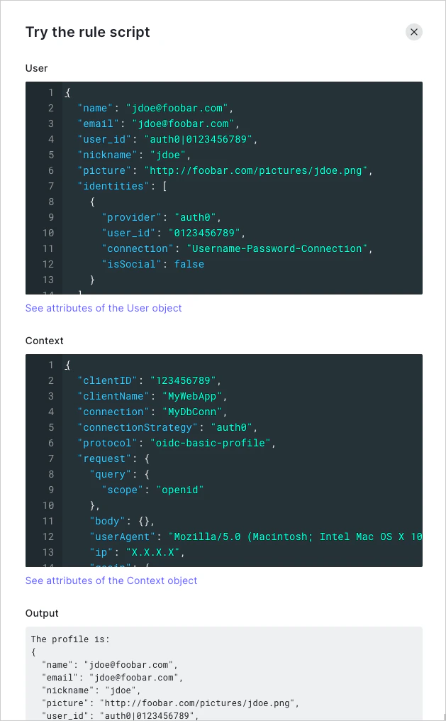 Auth0 Pipeline - Rules - Probar esta Rule