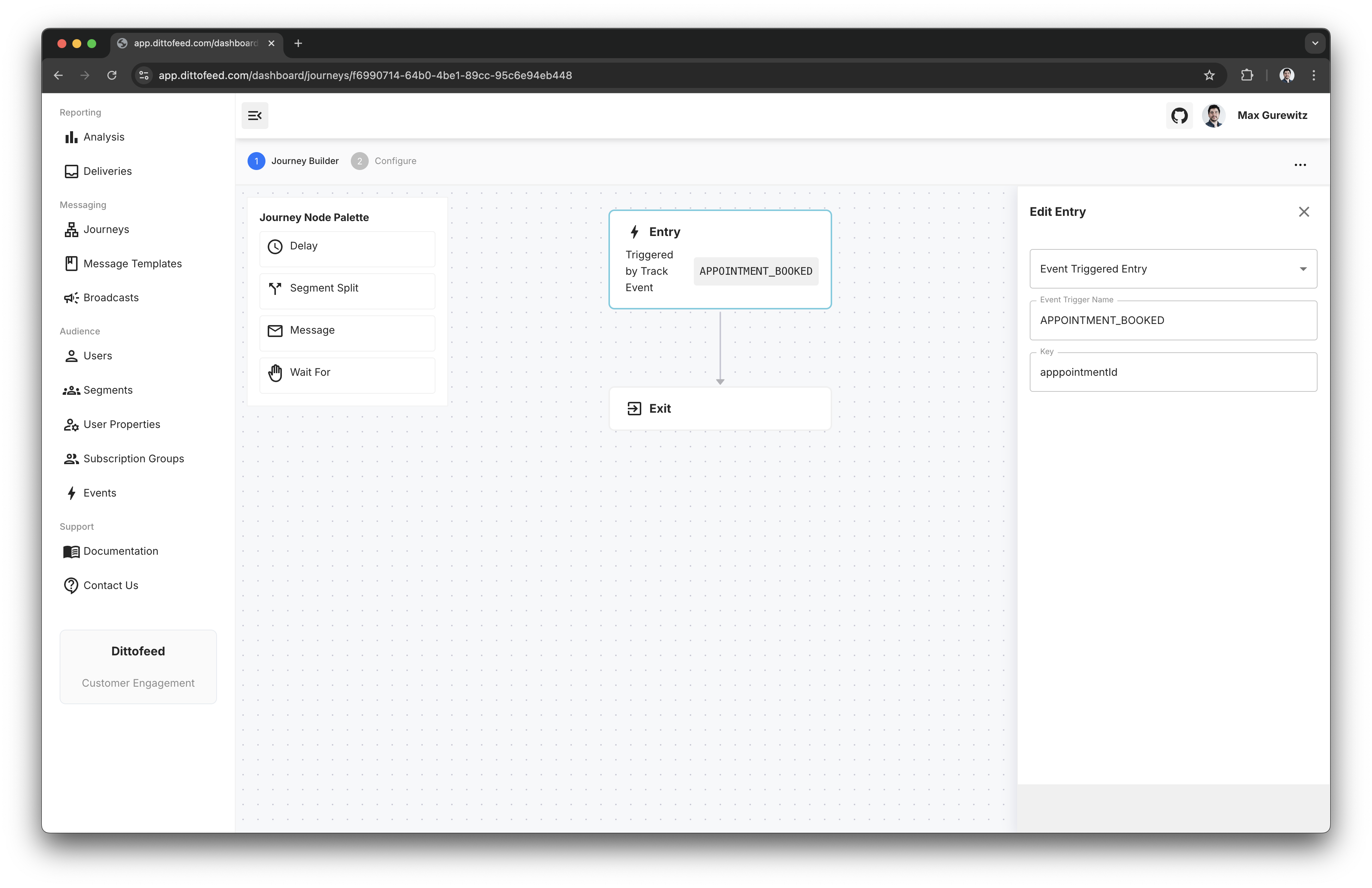 Appointment Reminders Entry