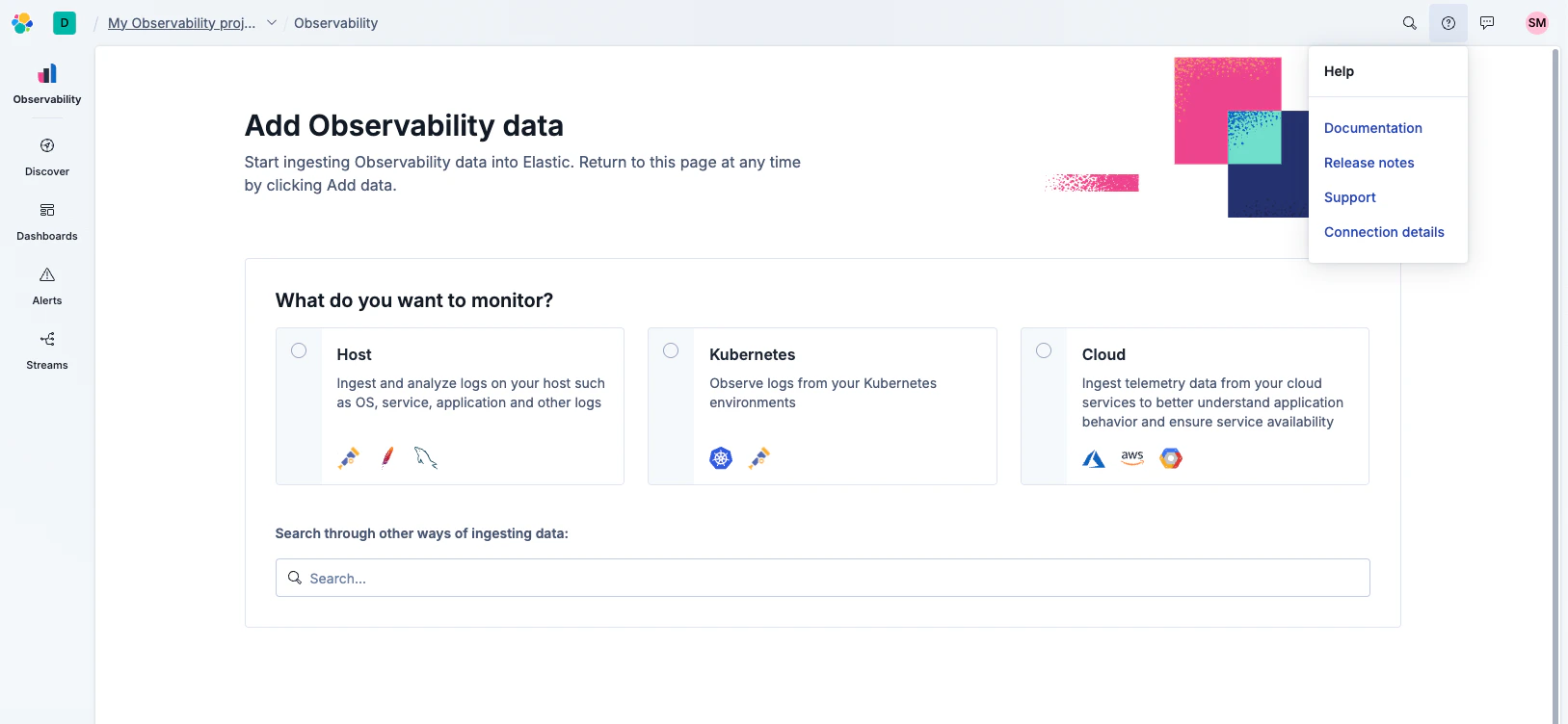 Finding Connection details in Elastic Cloud