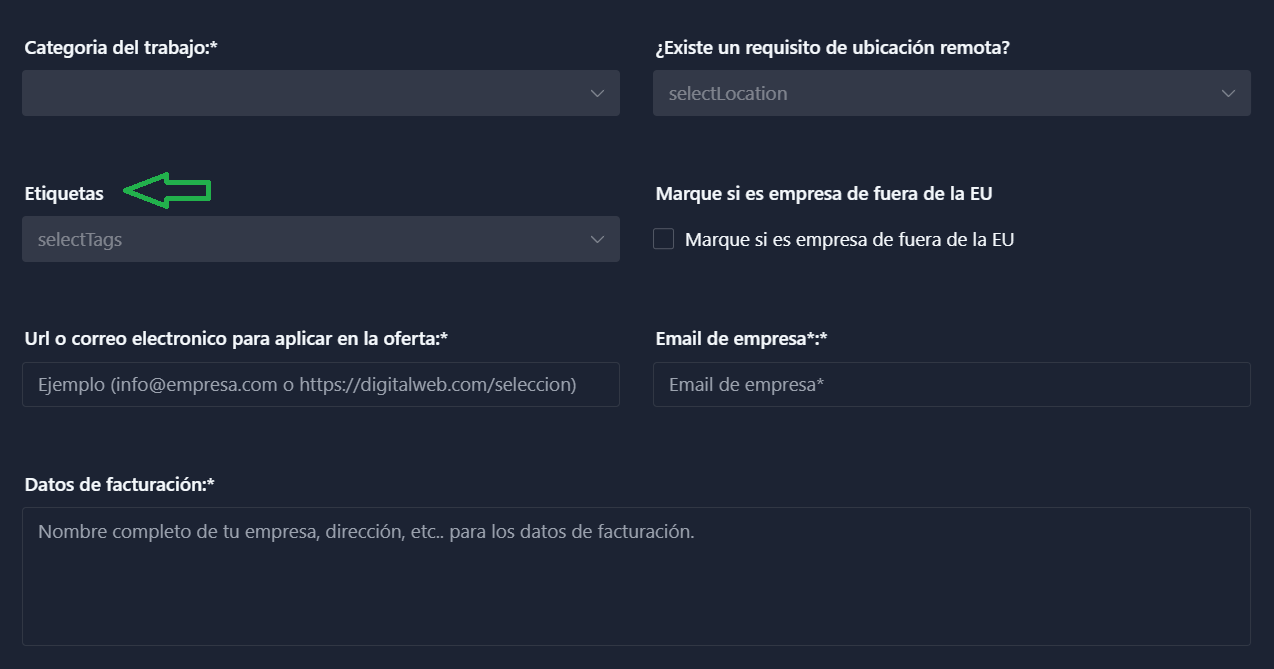 Registro con Email