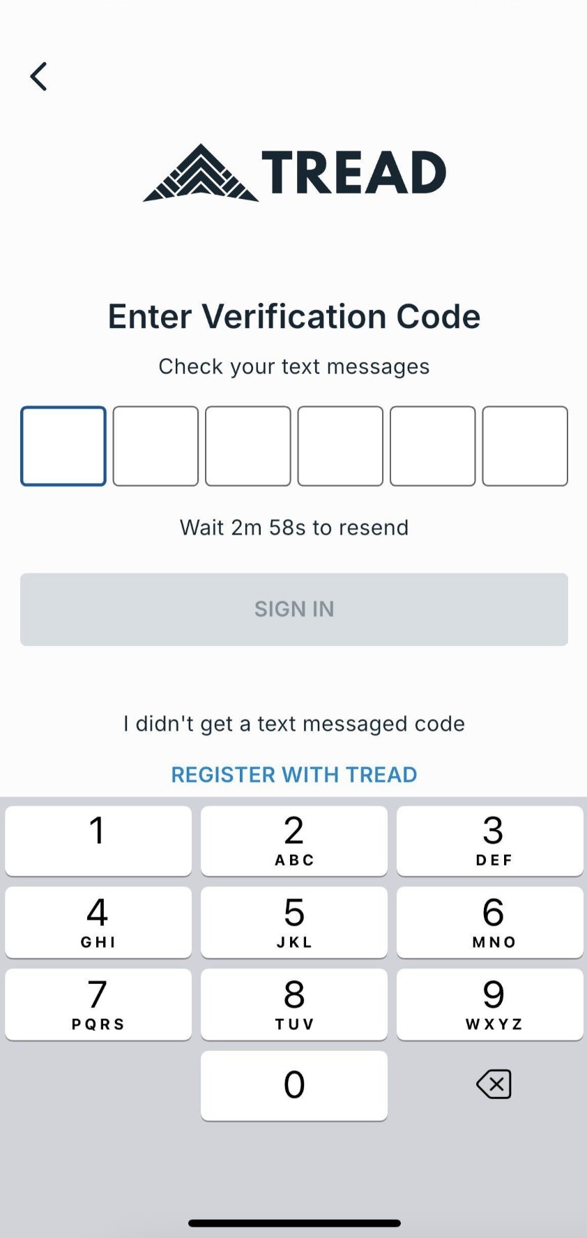 Enter verification code
