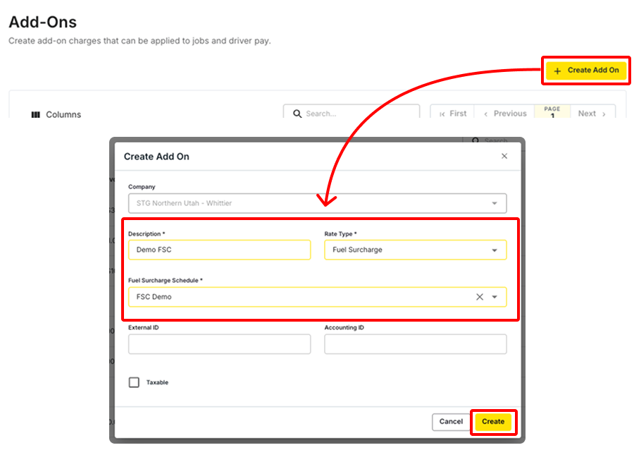 FSC Create Add On