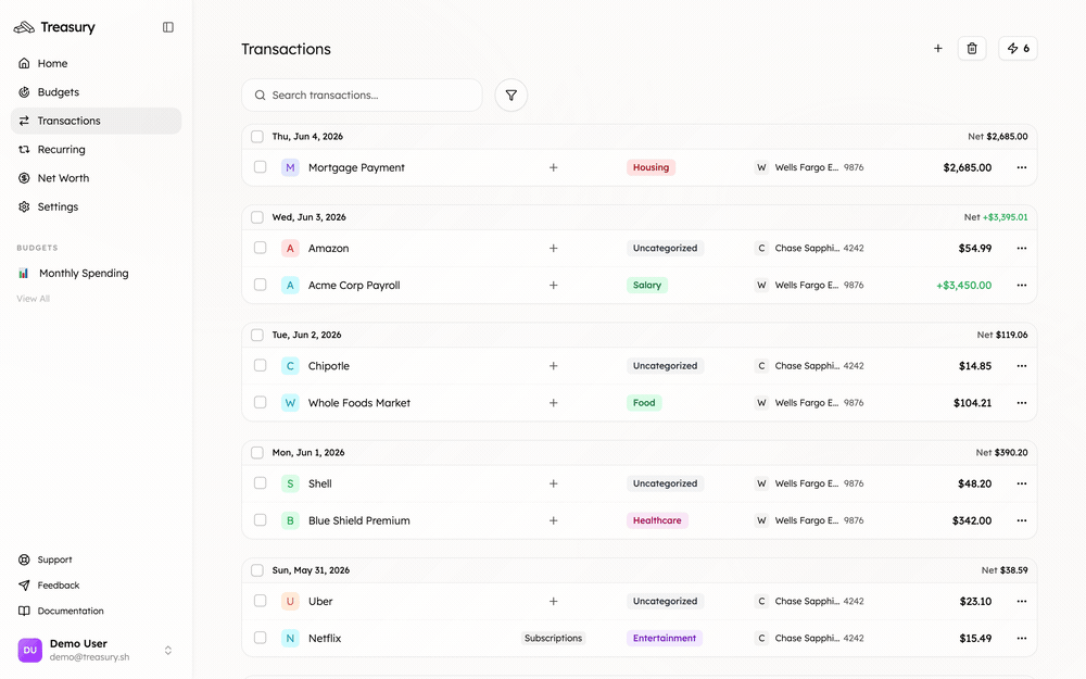 Clearing a backlog of uncategorized transactions with Turbo Review