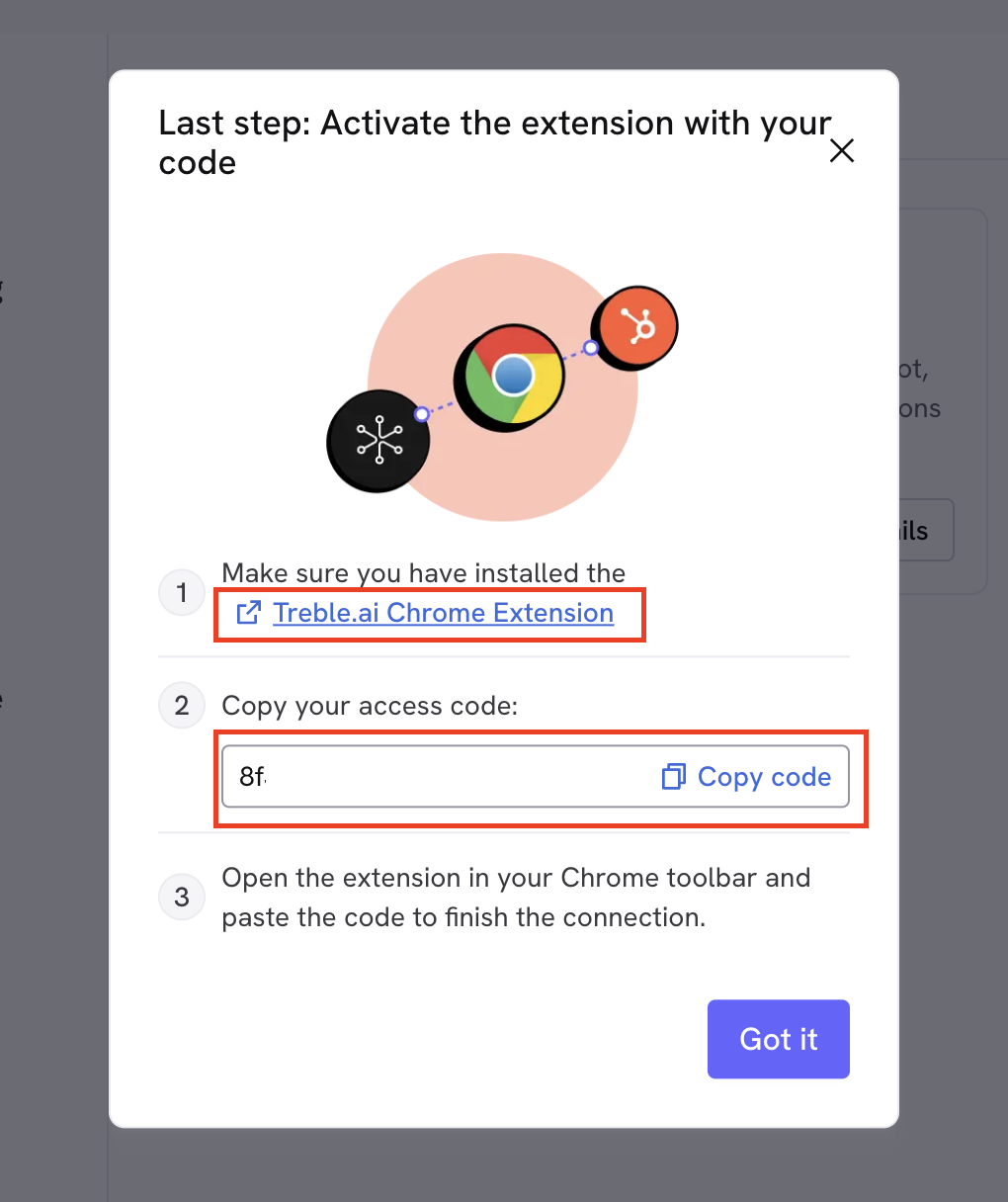 Instalar Treble no HubSpot