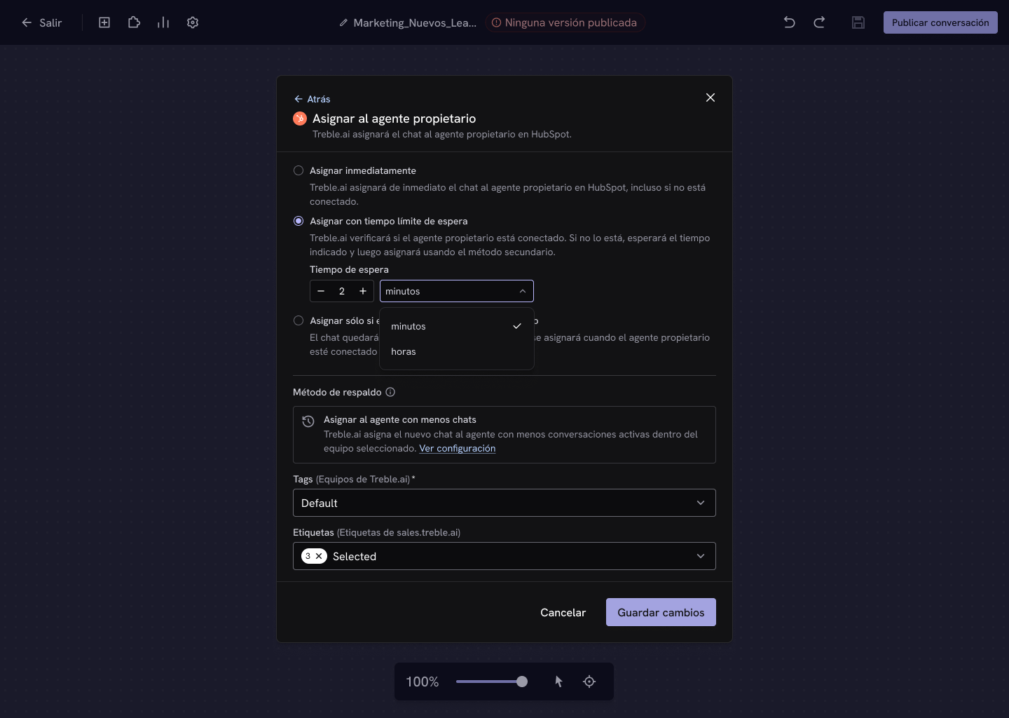 Assign with a wait time limit