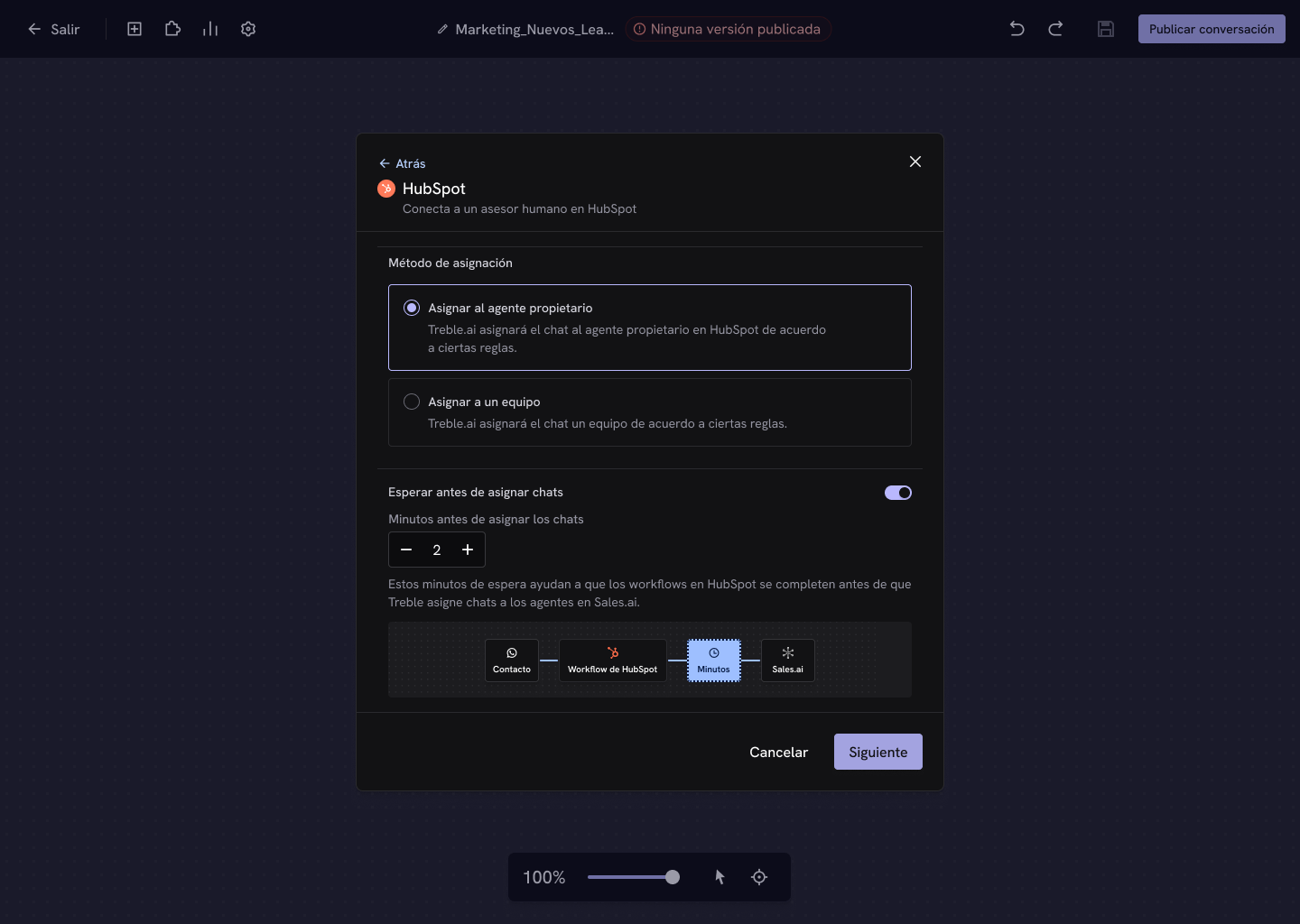 Assign to owner agent method