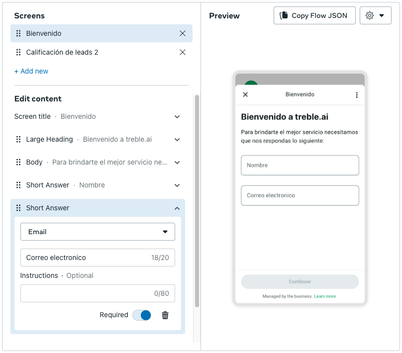 Adicionar componentes