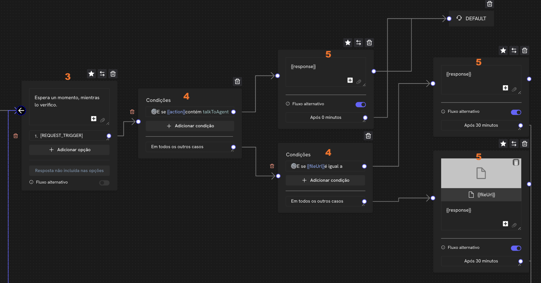 Configurar bloque condicional