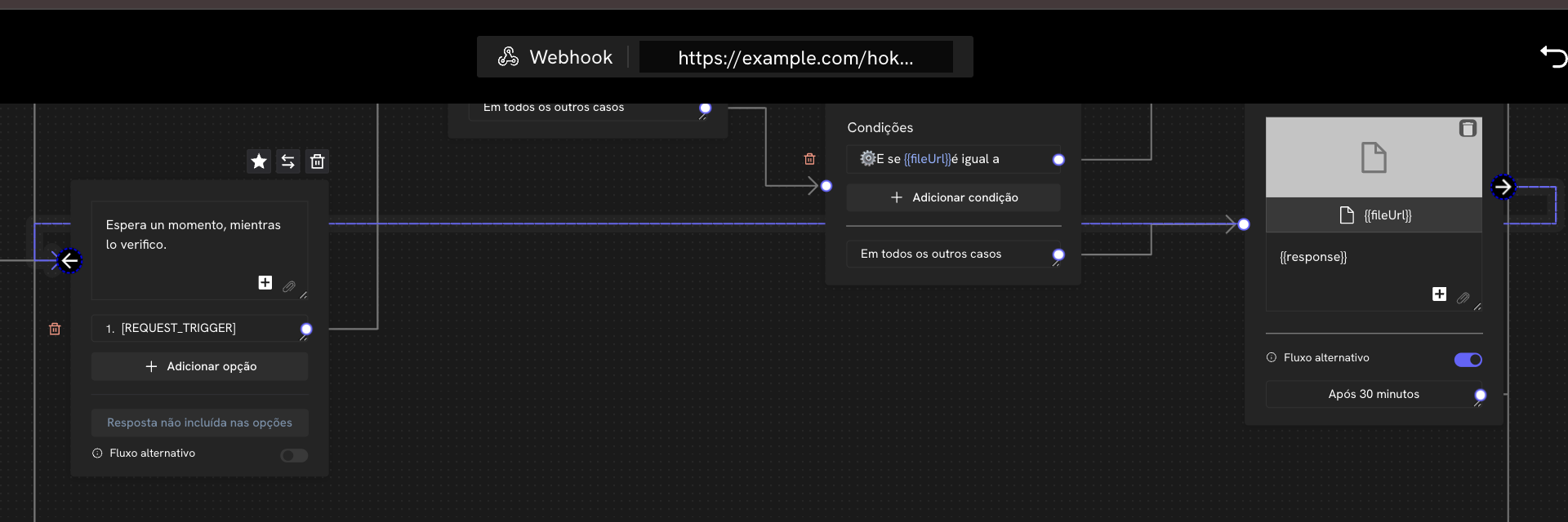 Configurar flujo continuo