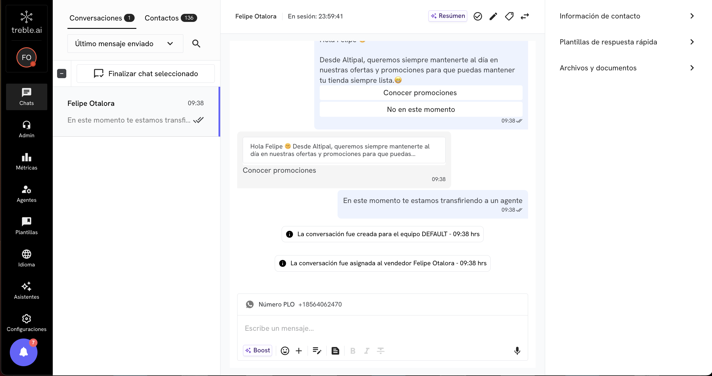 Plataforma de Agentes