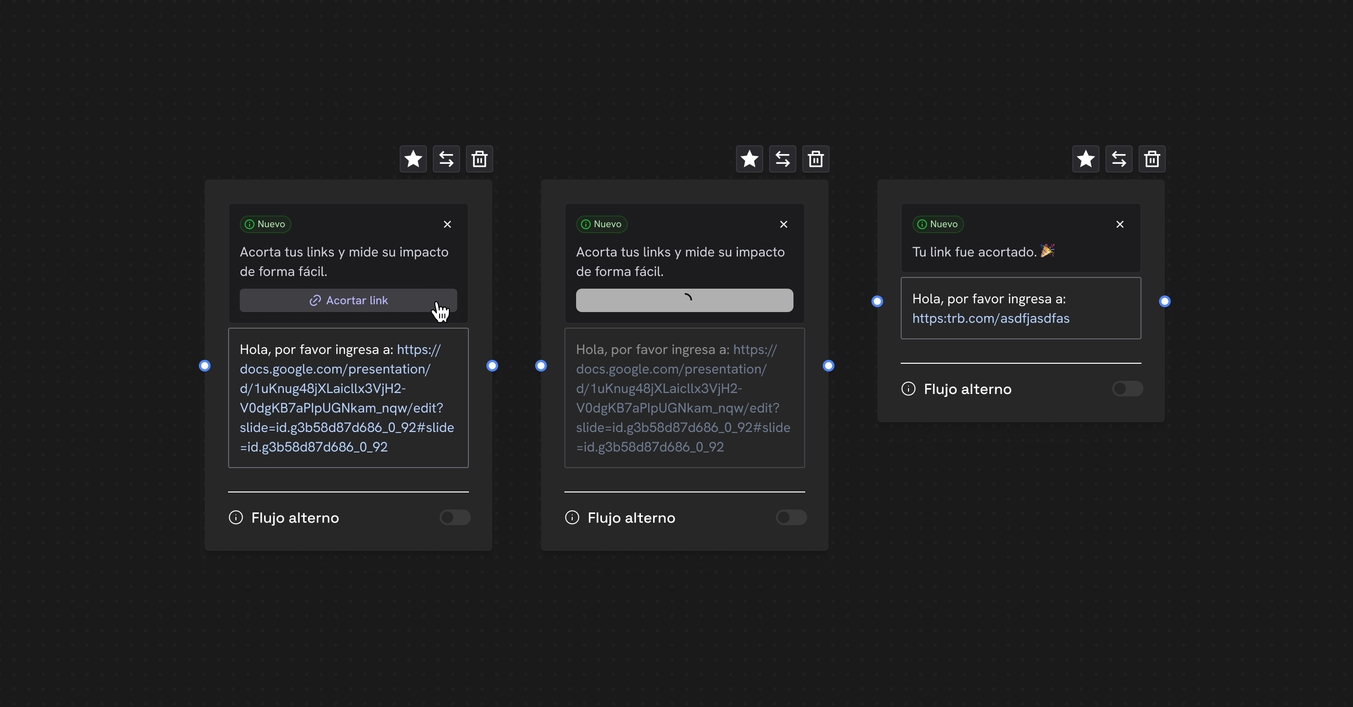 Acortador de links de Treble