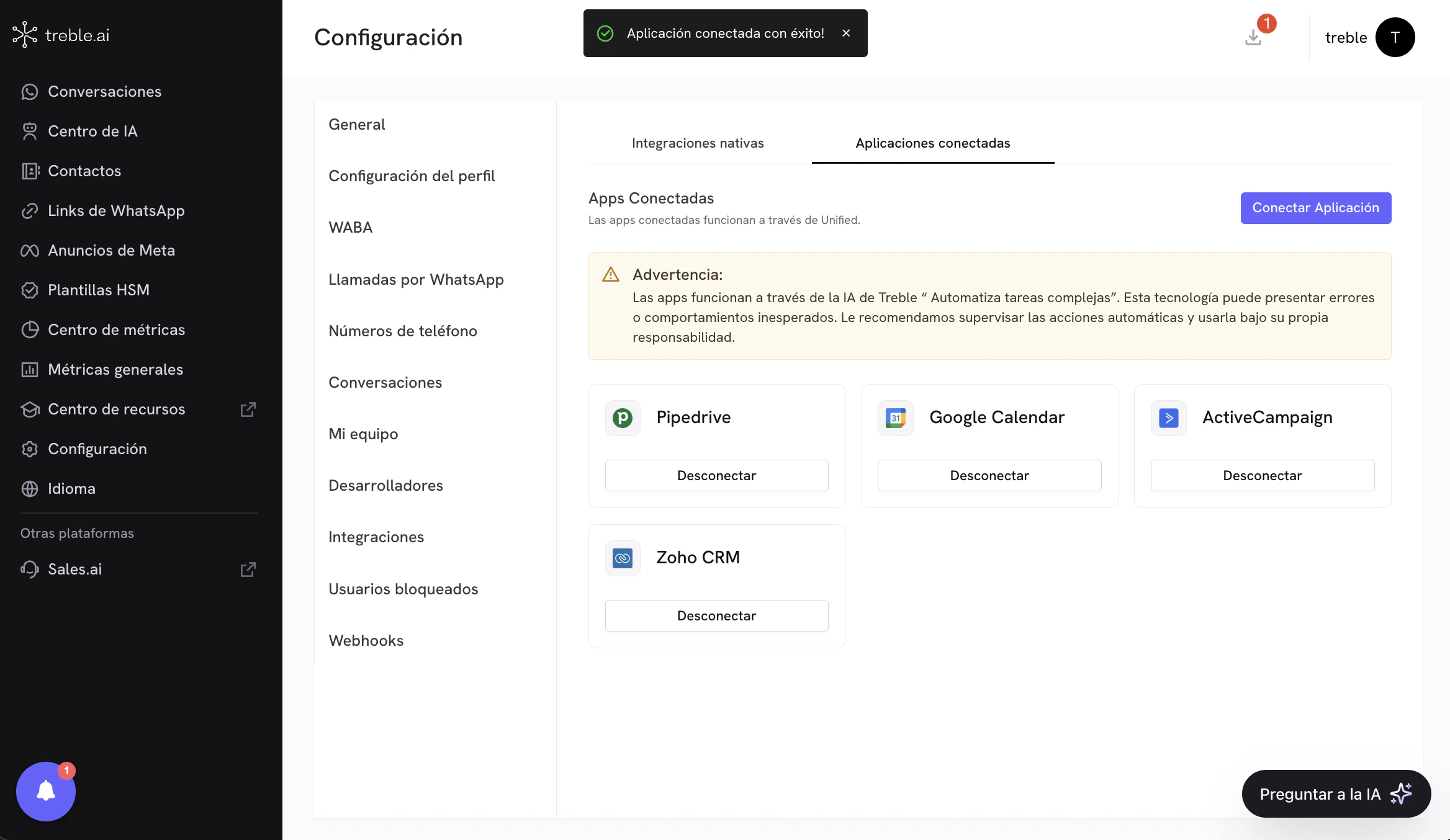Instalar Zoho en Treble