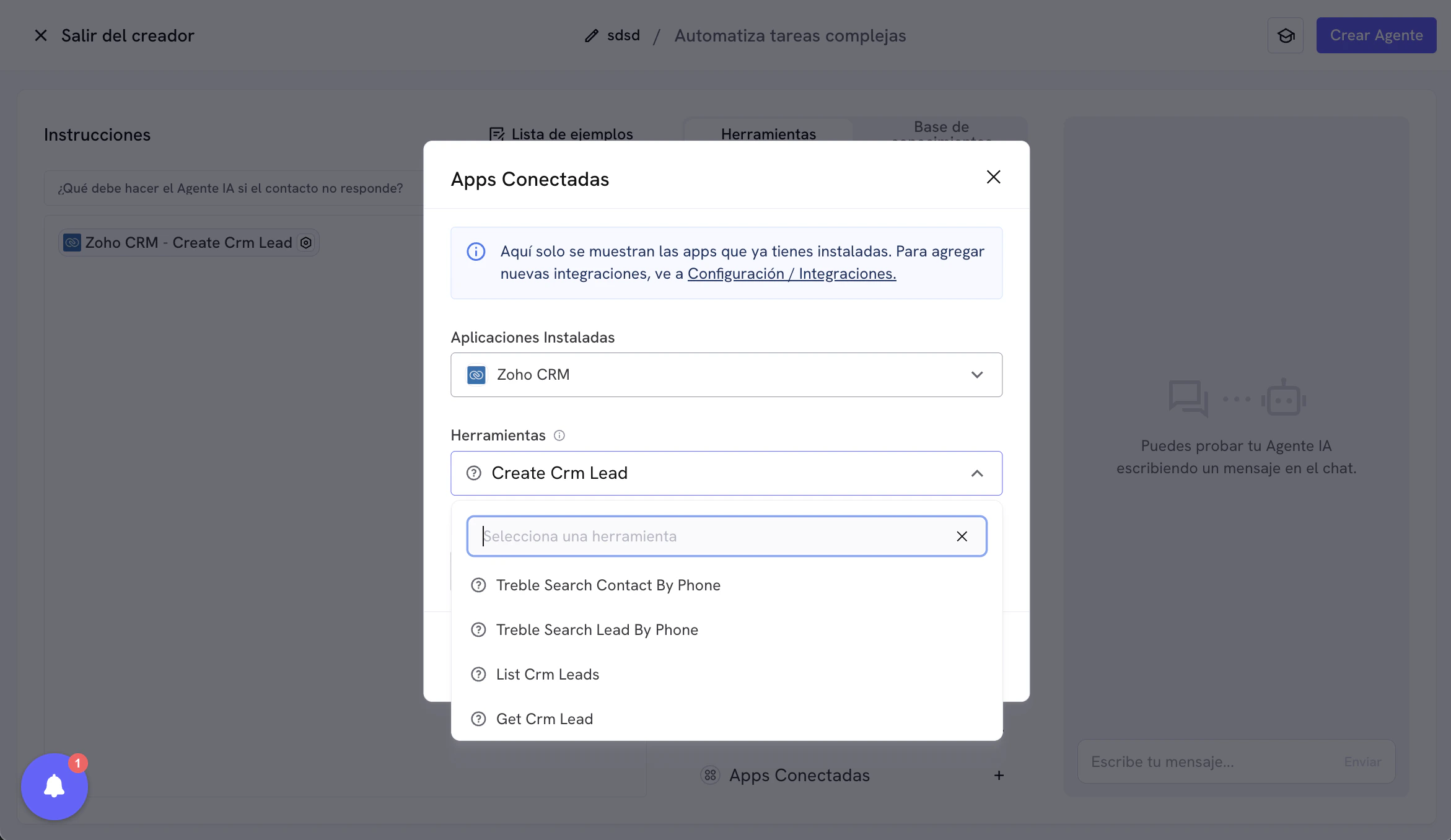 Zoho integration features