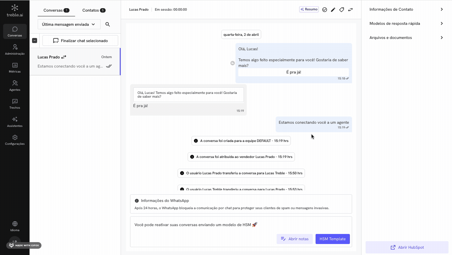 Example of using tags