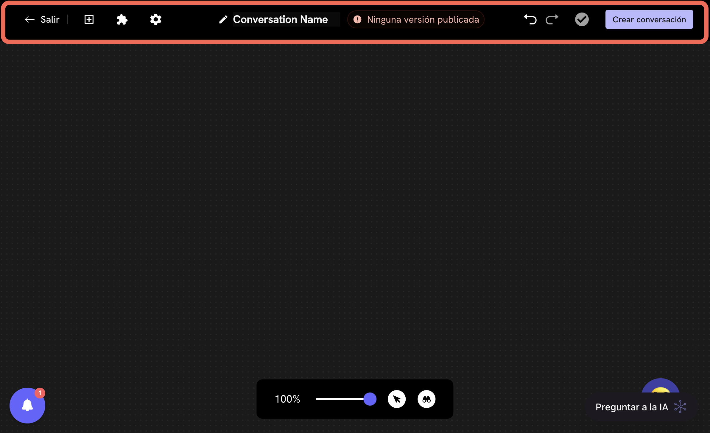 Editor de Conversas