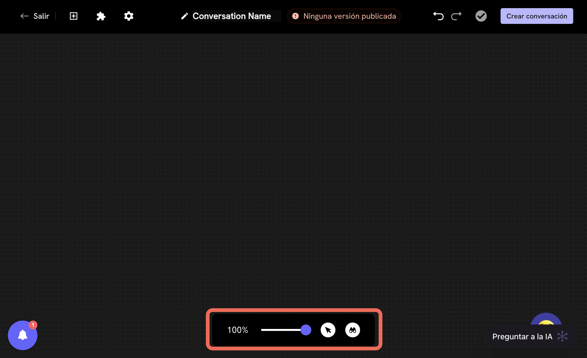 Editor de Conversas