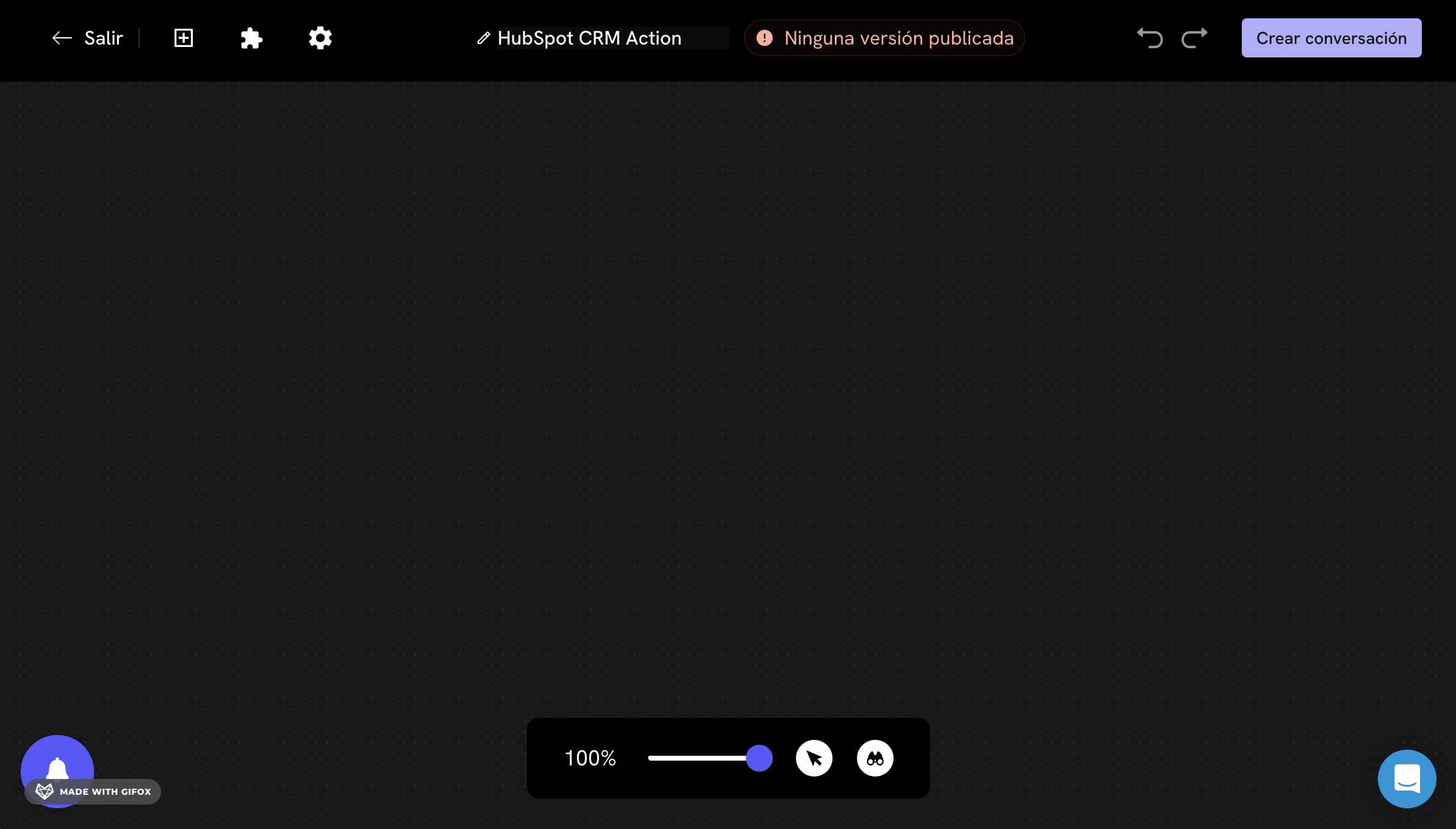 Adding the CRM Action block to a Treble conversation