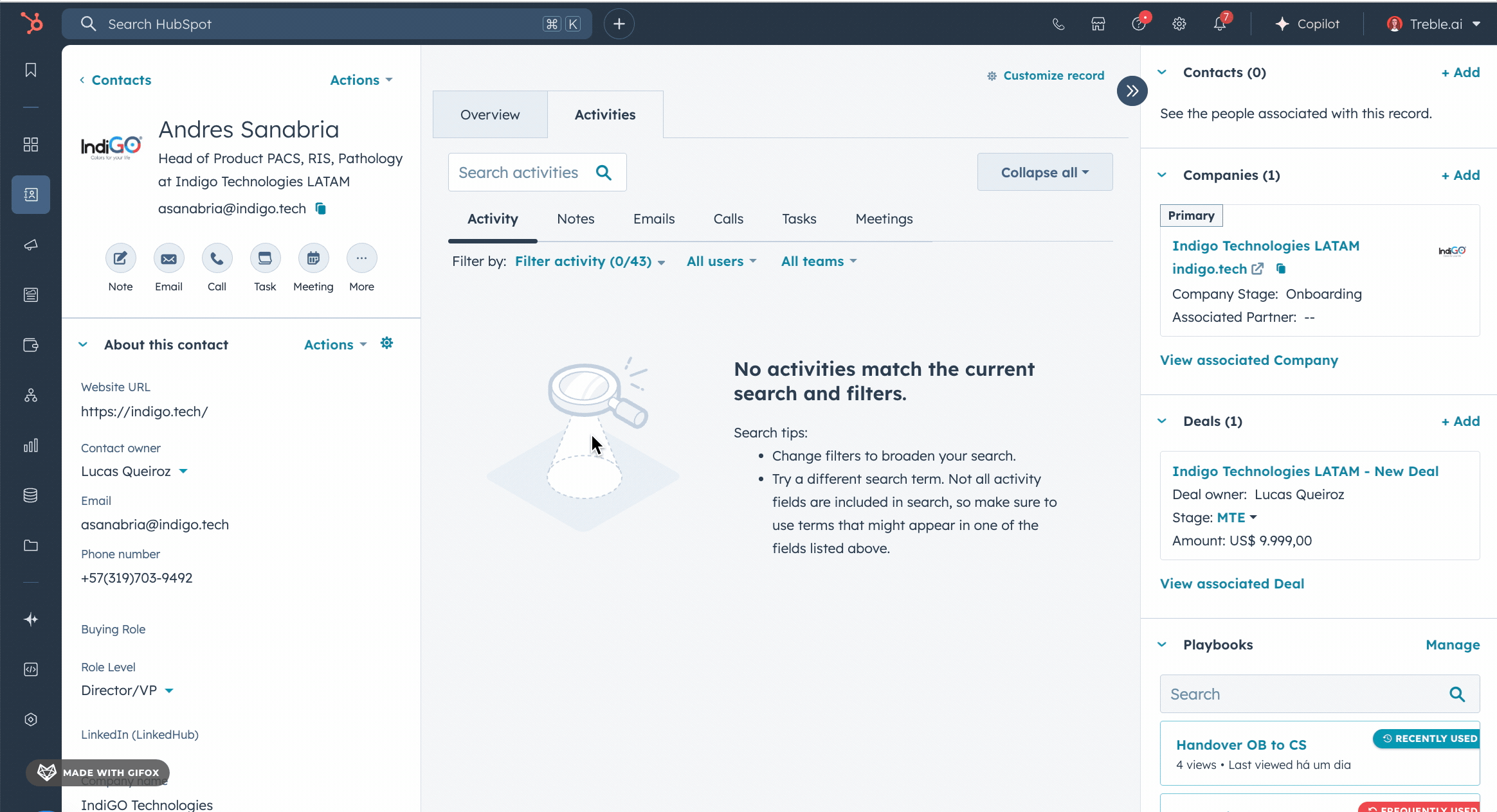 Treble Integration with HubSpot