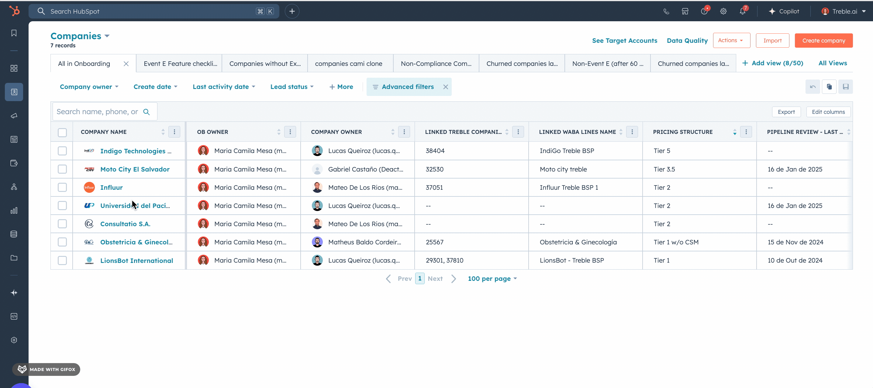 Instalar Treble en HubSpot