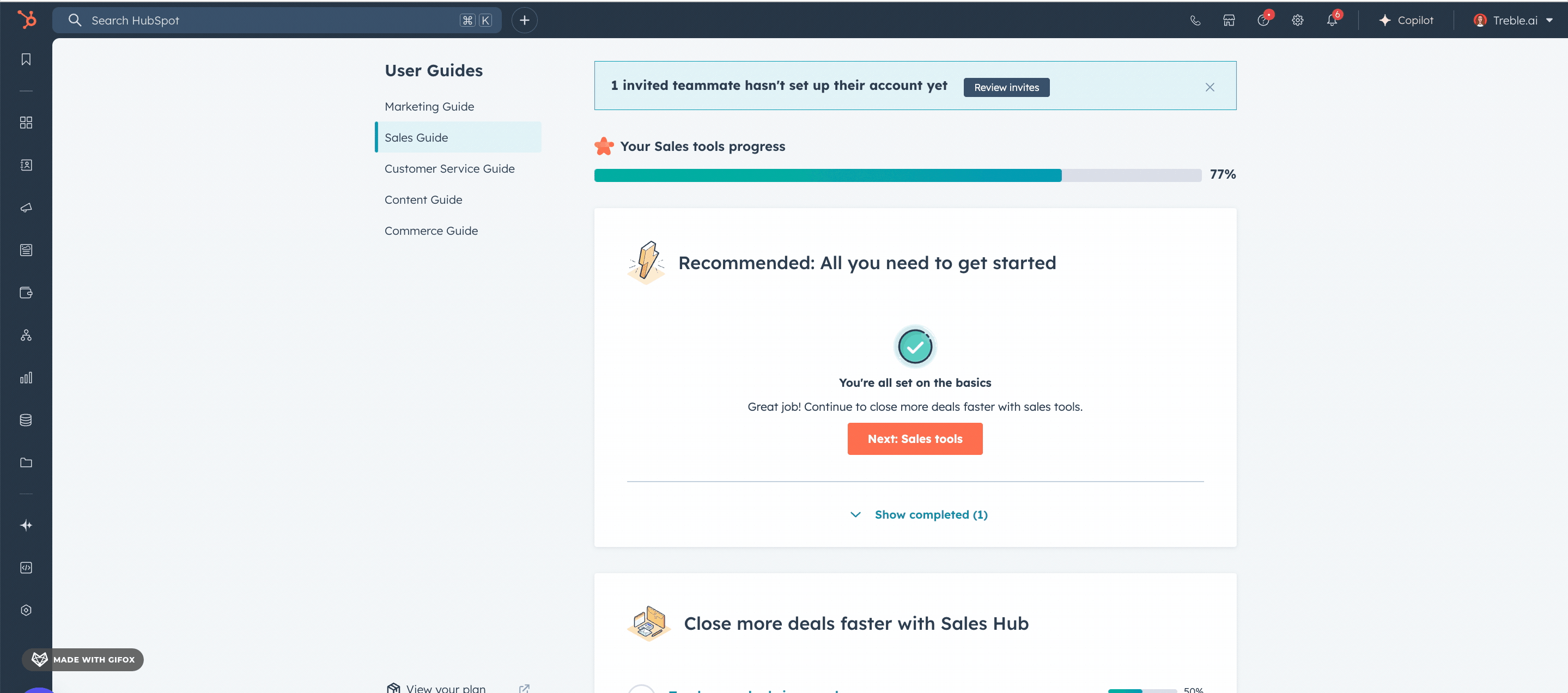 Instalar Treble en HubSpot
