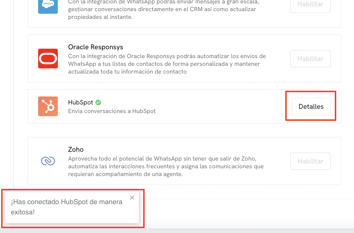 Instalar Treble en HubSpot