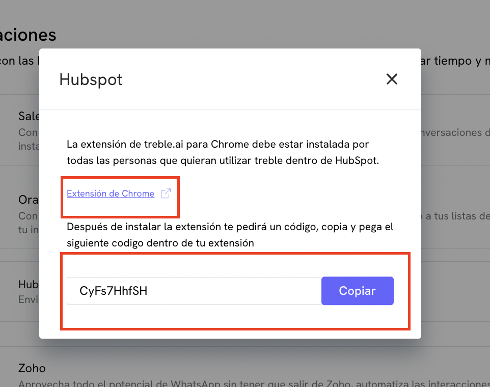Instalar Treble no HubSpot