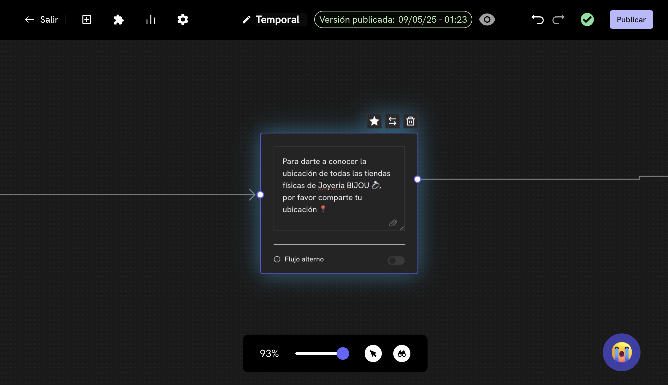 Capturar ubicación de un usuario para enviarla a un webhook
