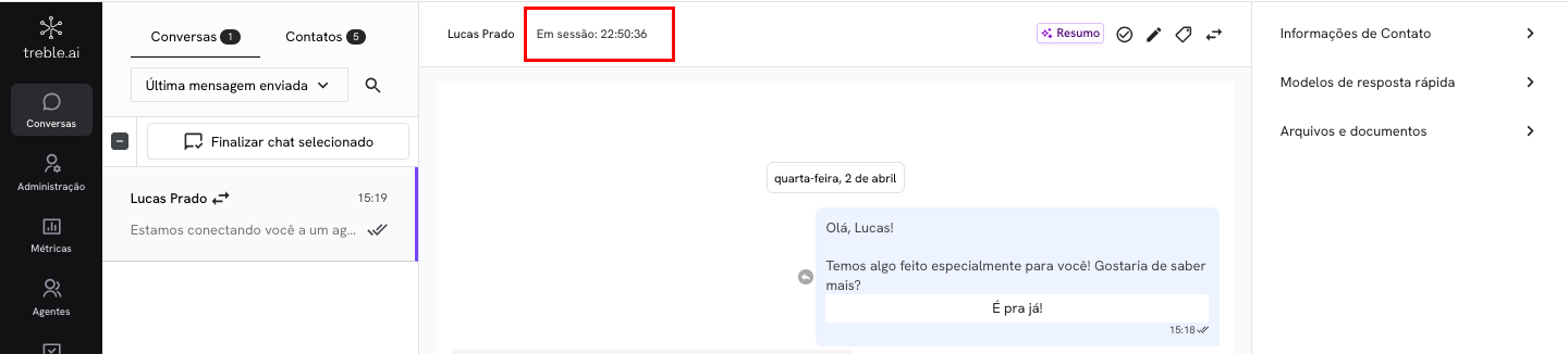 Sessão de 24 horas