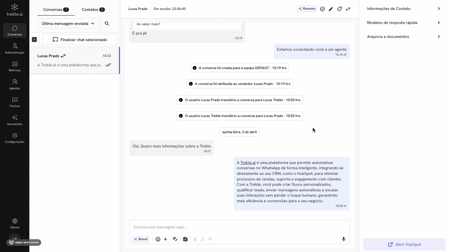 Using the automatic summary