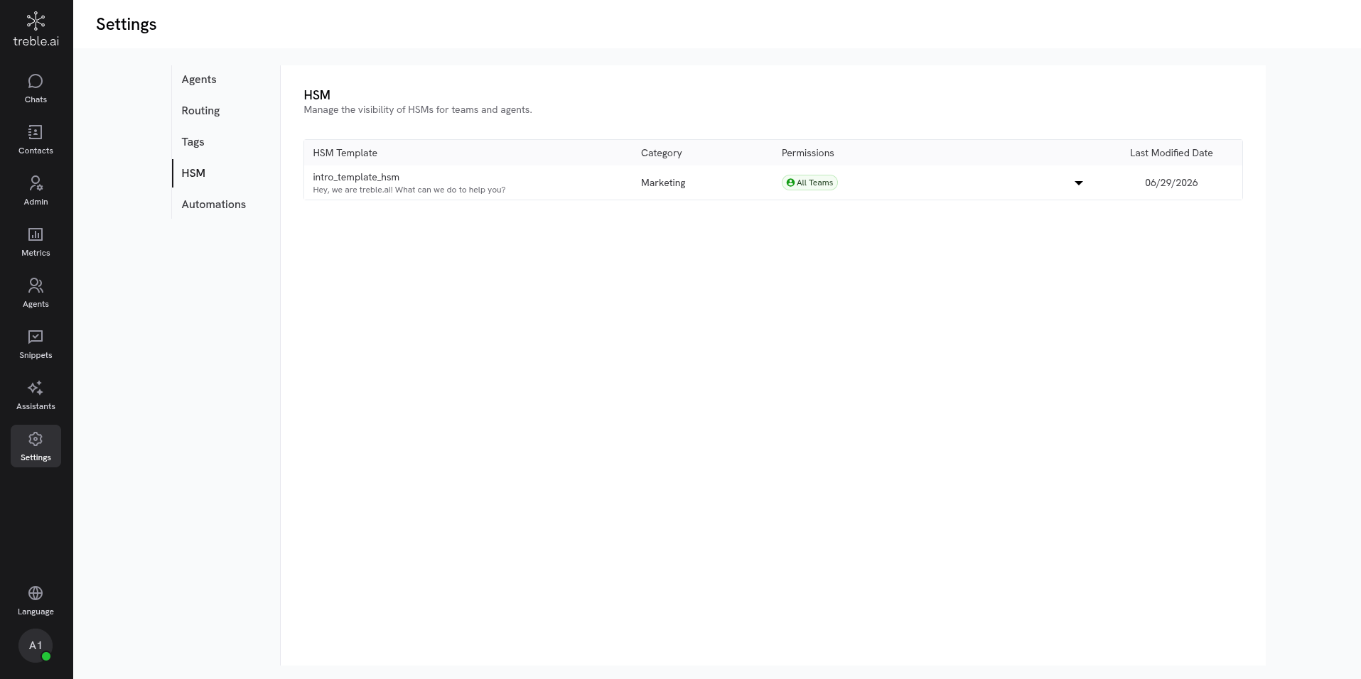 Automations Section