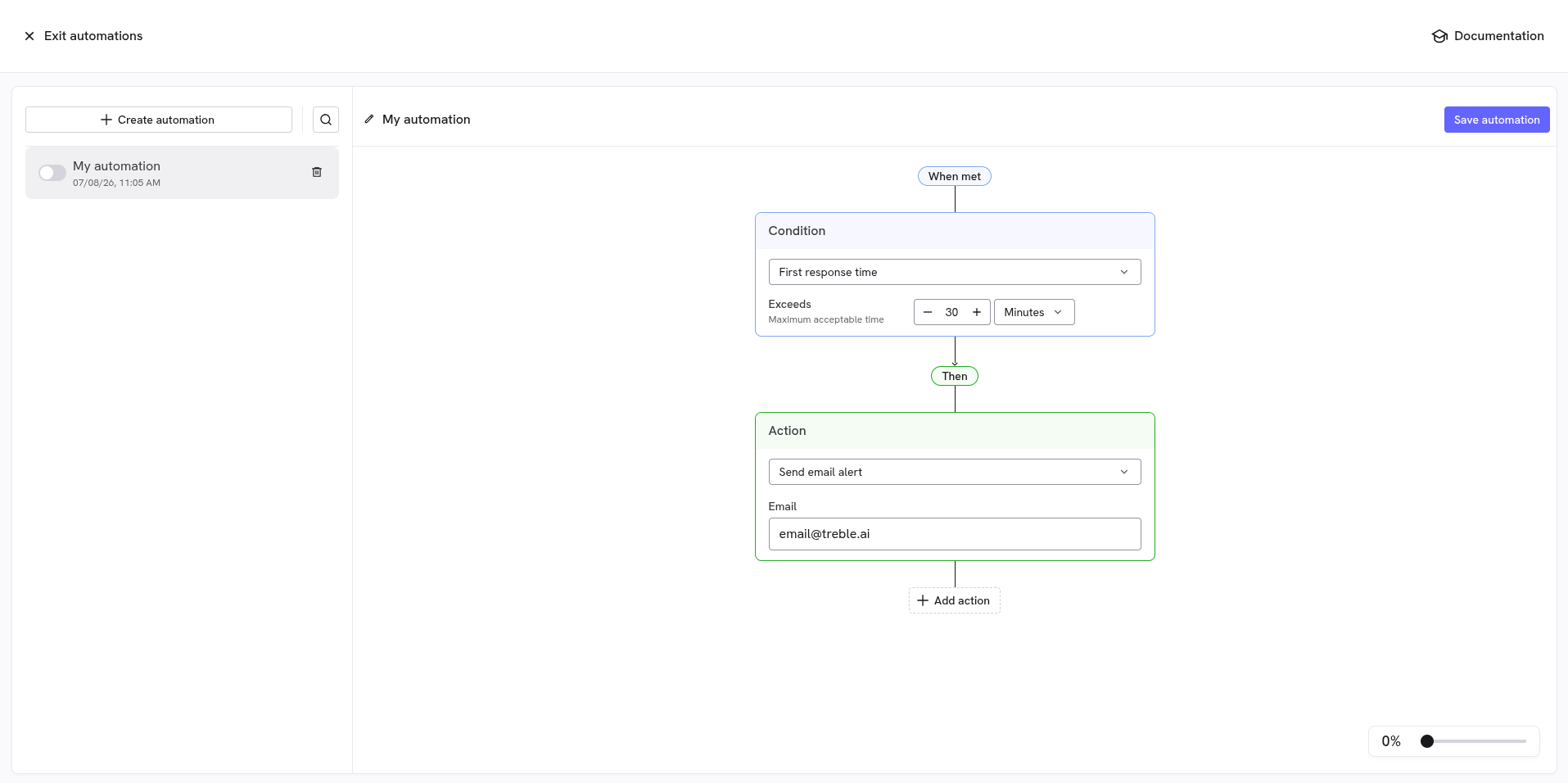 Disable automation