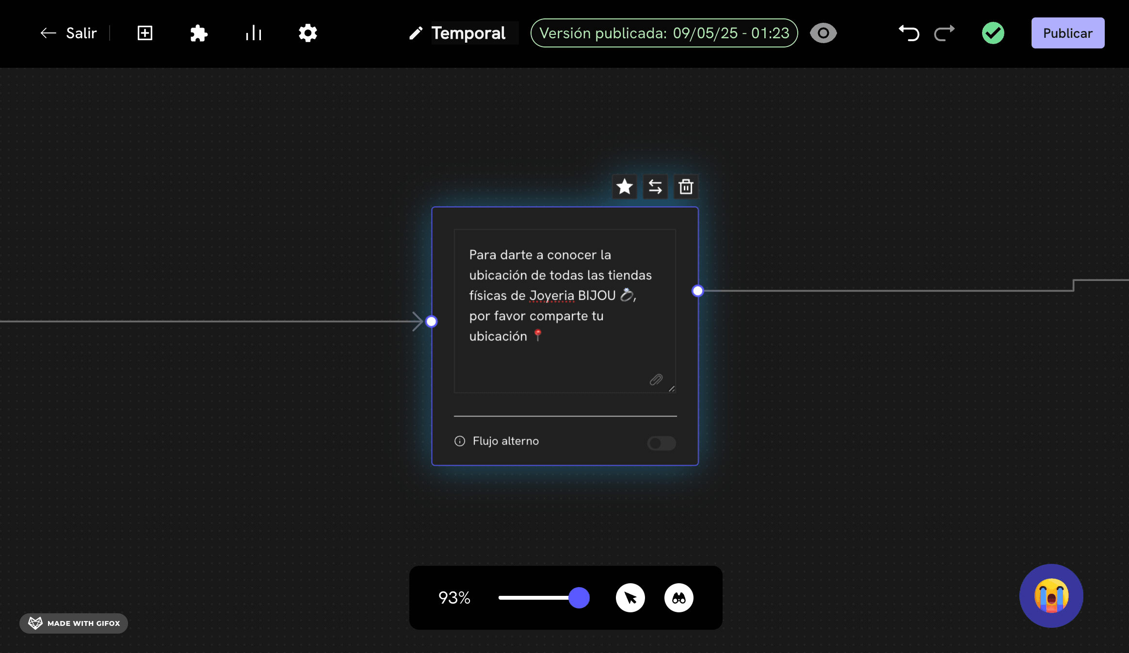 Capturar a localização de um usuário para enviá-la a um webhook