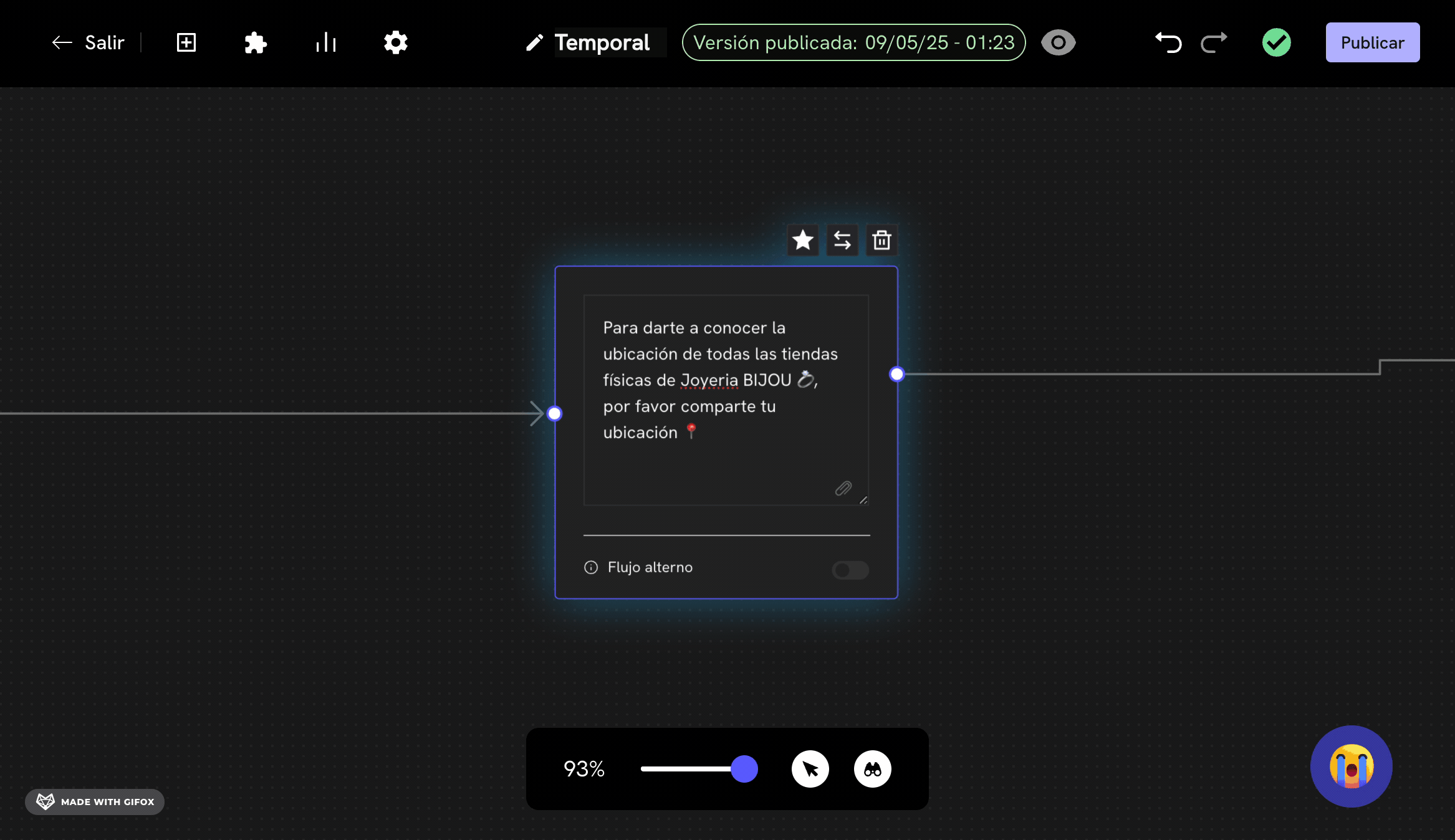 Capturar a localização de um usuário para enviá-la a um webhook