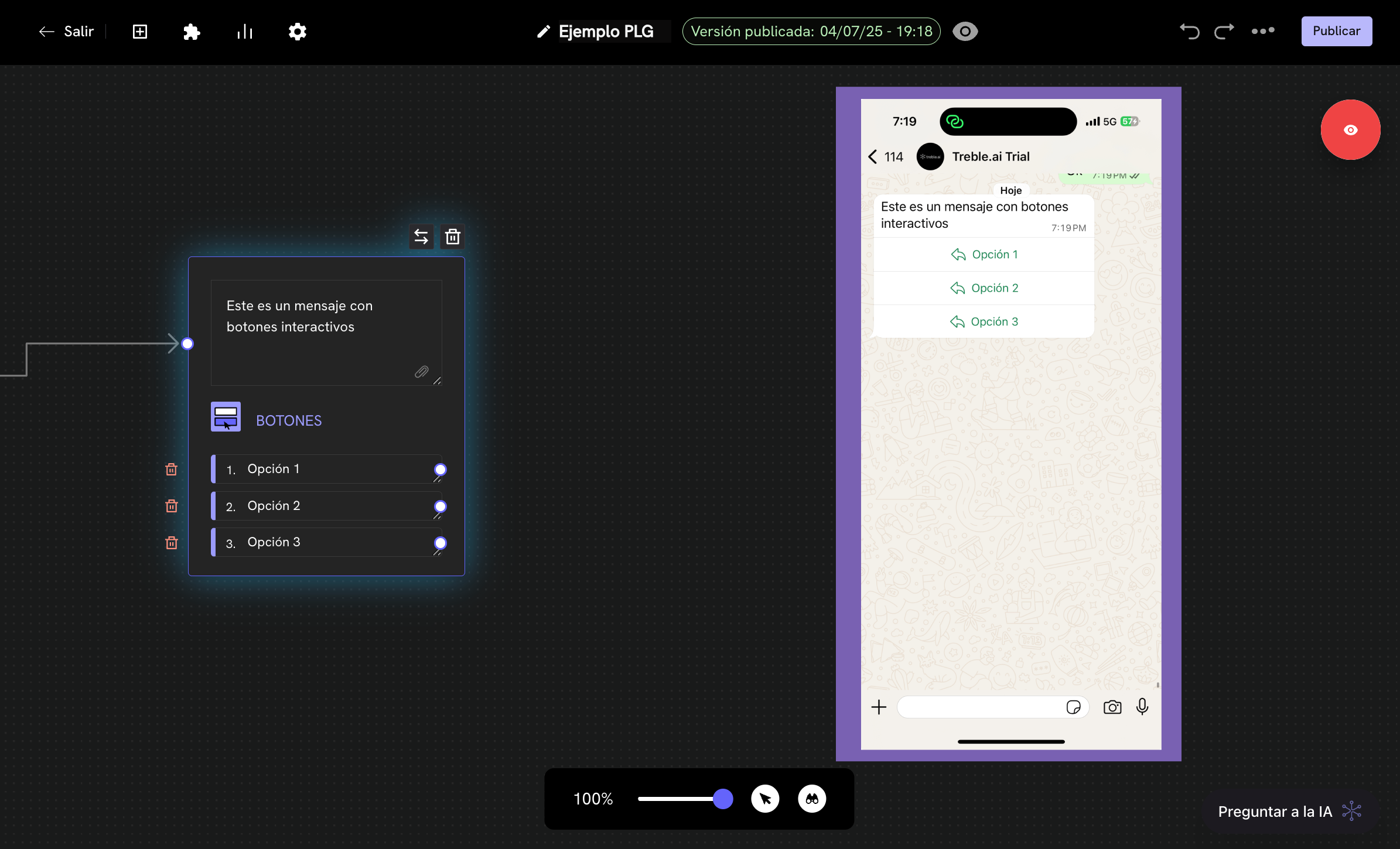 Interactive Buttons