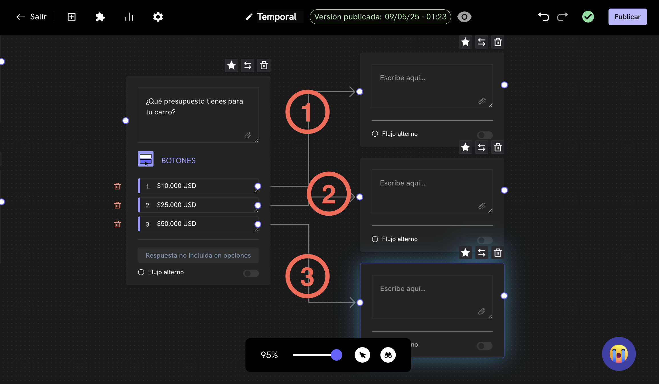 Configurar webhook de respuesta