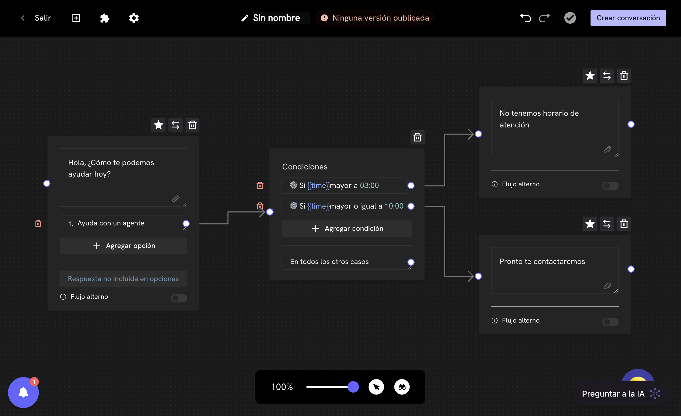 Variables nativas en Treble
