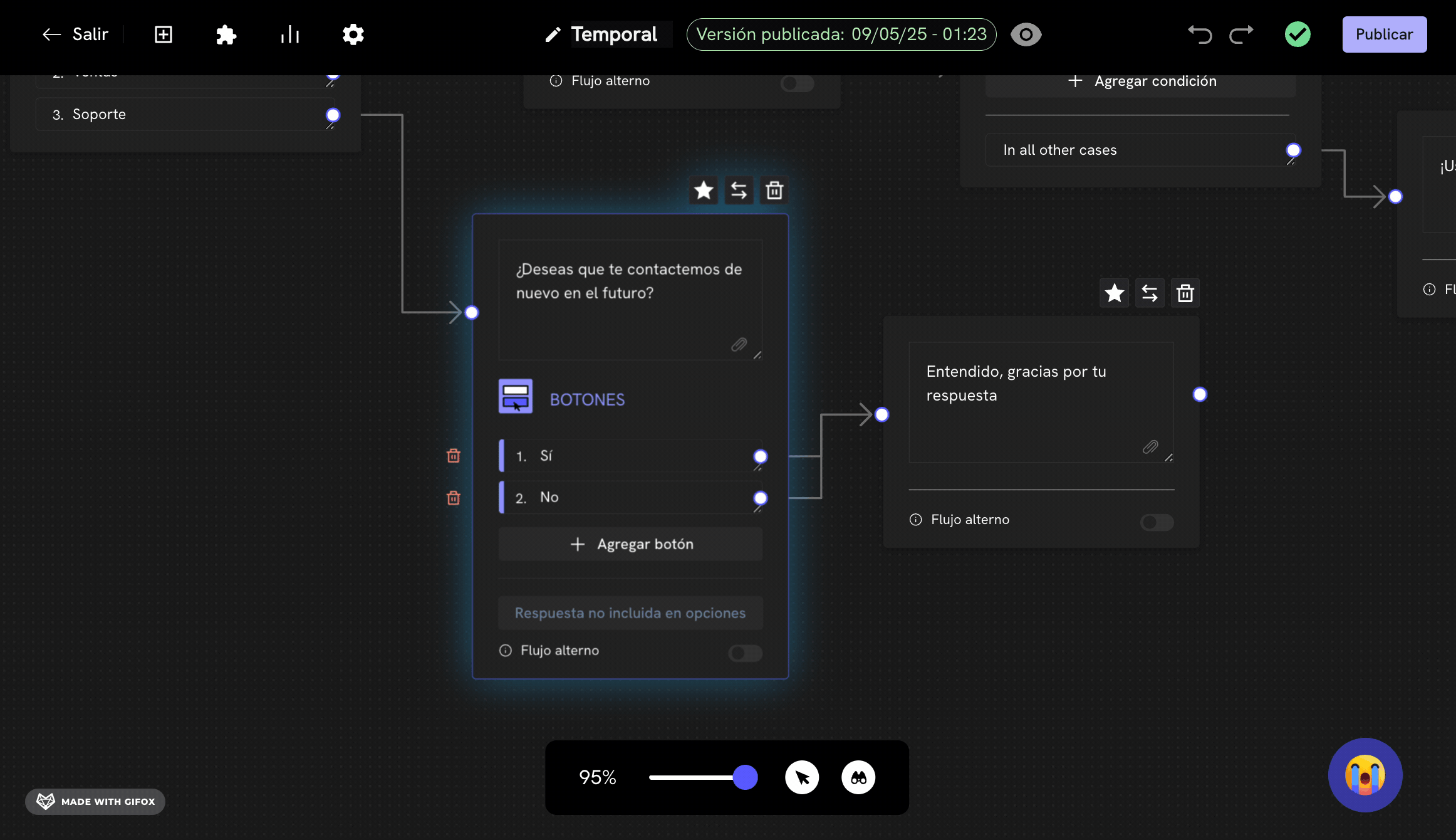 Activar webhook y agregar endpoint