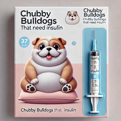Insulina para cães gordinhos