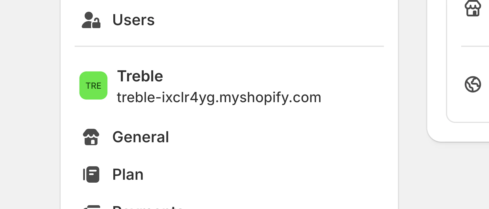 ID de tienda Shopify