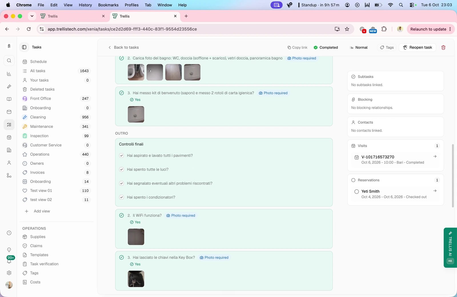 Checklists and resources — screen from the Trellis walkthrough