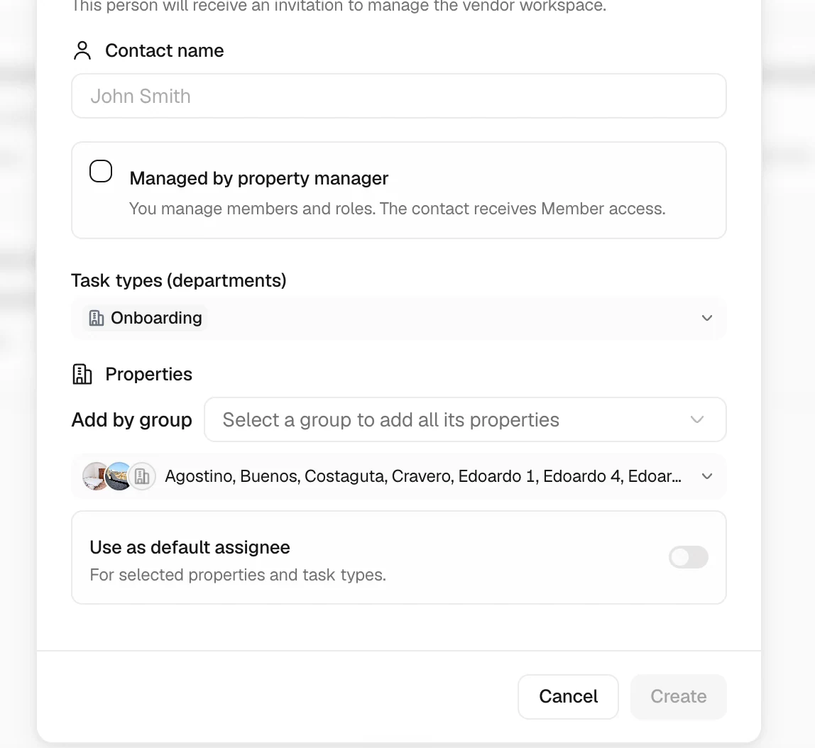Set a default task assignee in Trellis