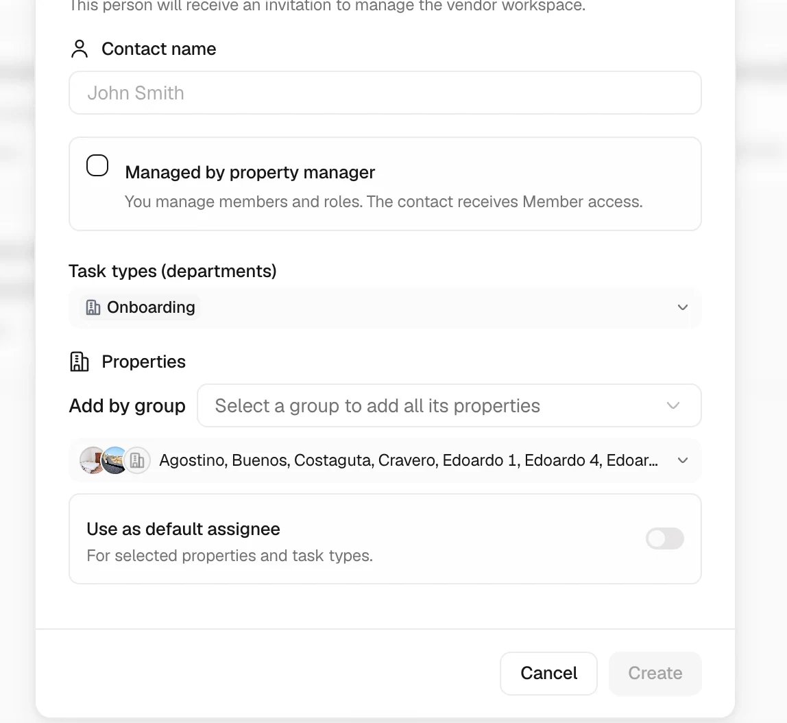 Set a default task assignee in Trellis