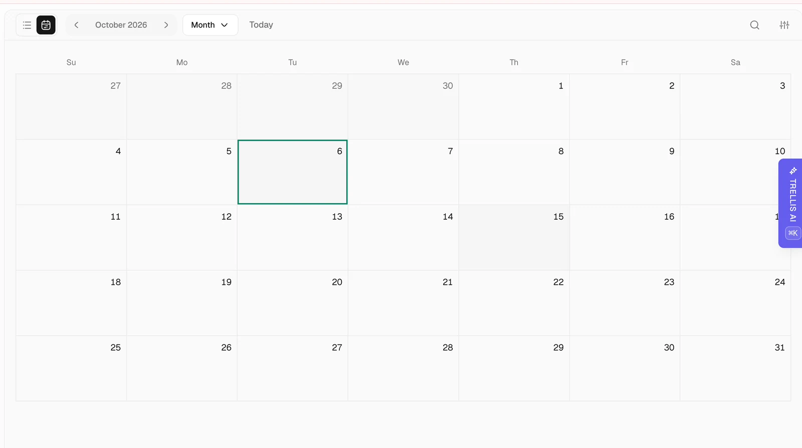 Manage service requests in Trellis