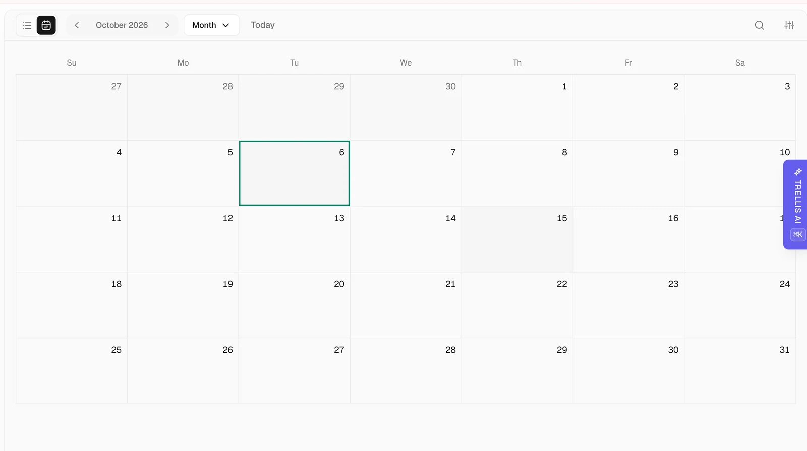 Manage service requests in Trellis