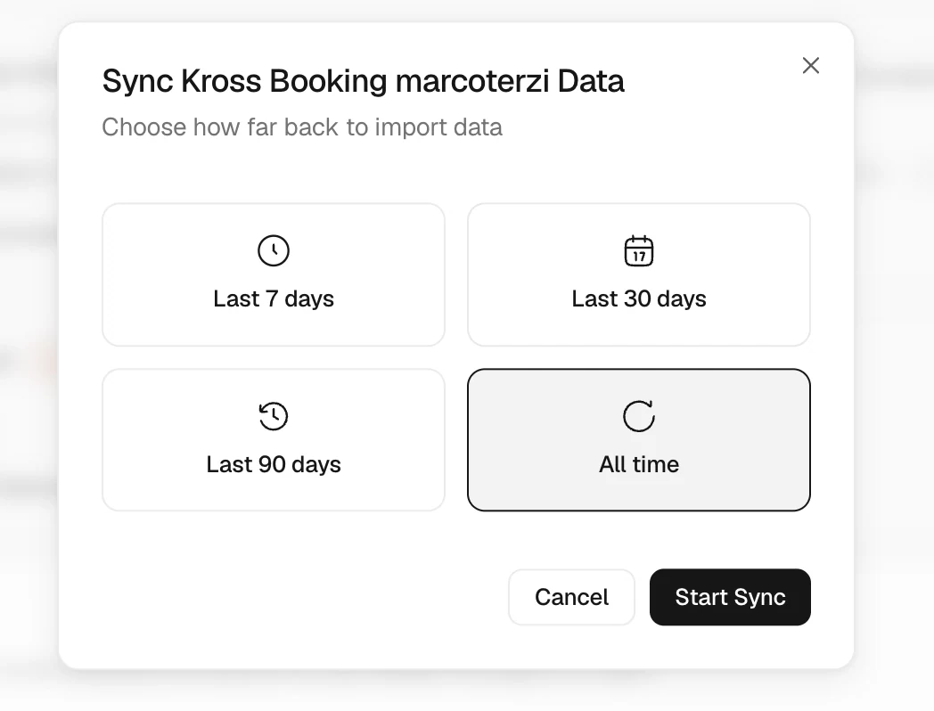 Choose what to synchronize in Trellis