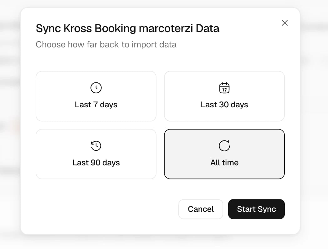 Choose what to synchronize in Trellis