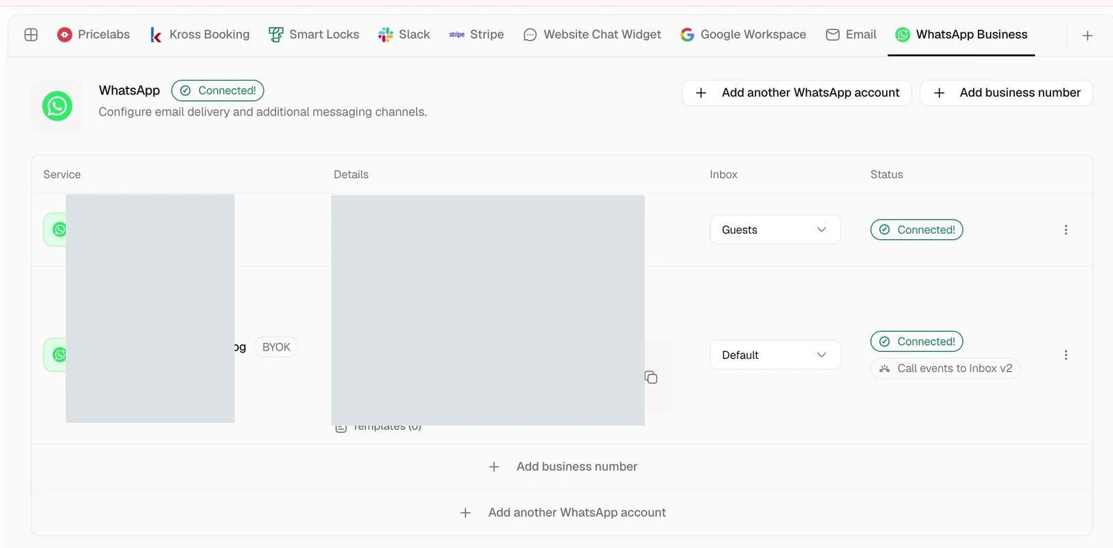 Review WhatsApp Business requirements in Trellis