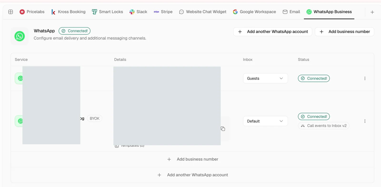 Review WhatsApp Business requirements in Trellis