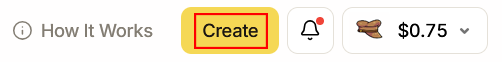 Create coin button